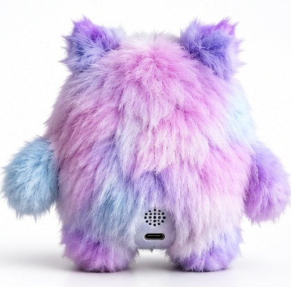 Back view with speaker and charging port
